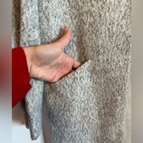 Express light gray open front sweater jacket / cardigan coat - super soft XS - Picture 9 of 9